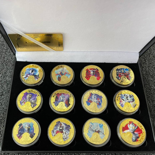 奥特曼纪念章币奥特之王手办钥匙扣男孩玩具牙仙子换牙金币英雄