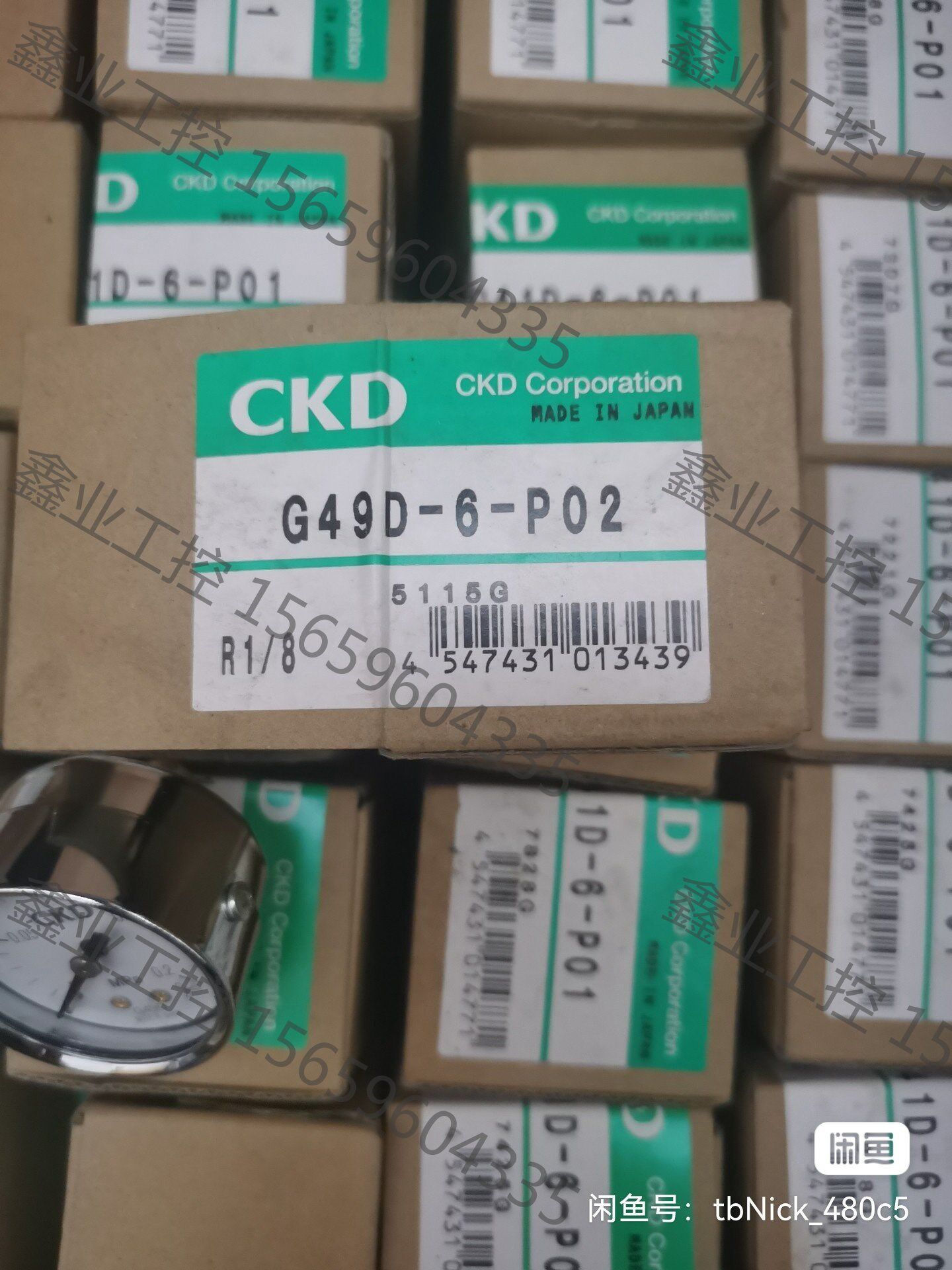 ckd压力表g49d-6-p02 日本原装正品 45一个