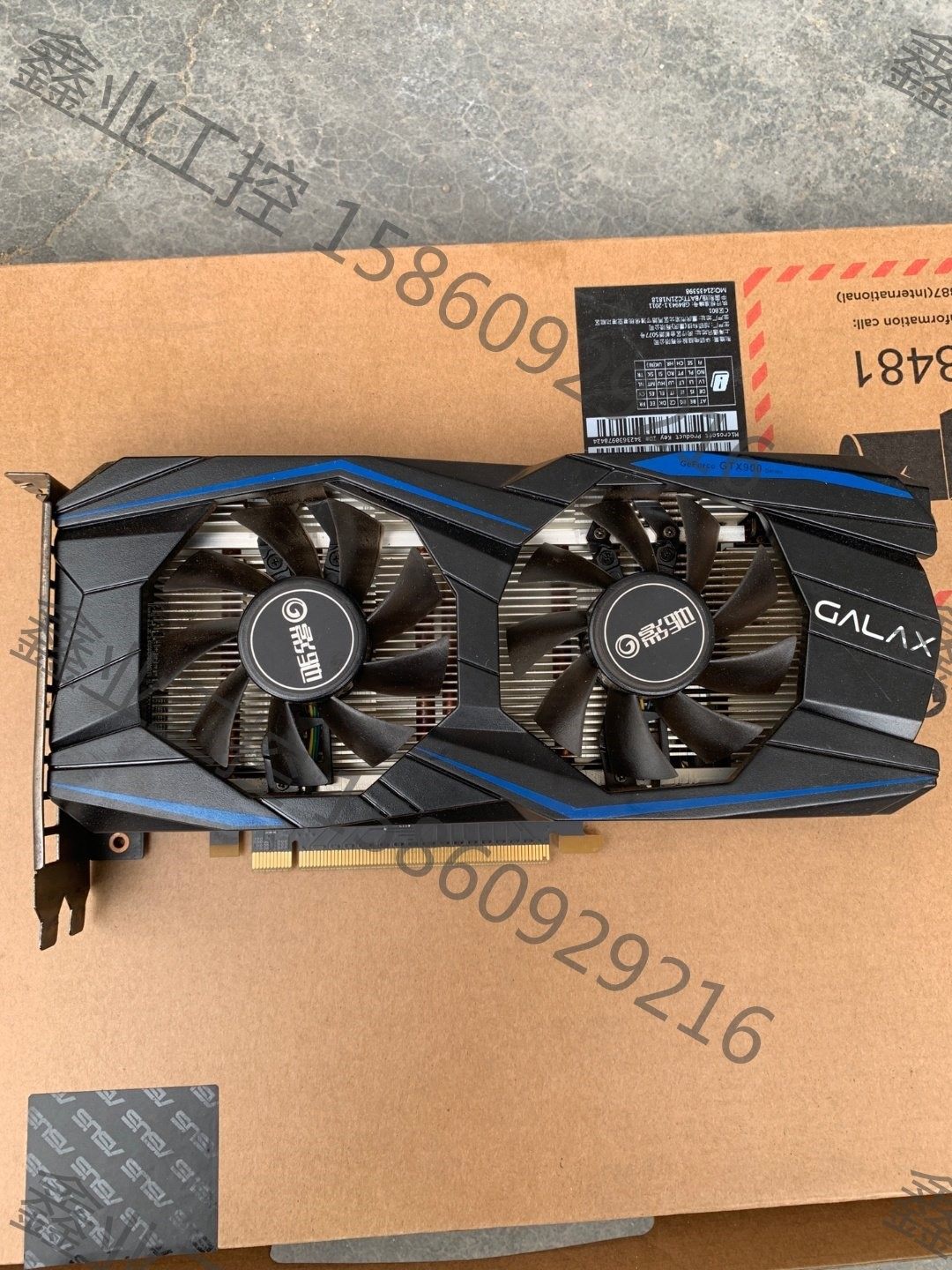 原装拆机影驰gtx960 2g 虎将 各功能完好 测试ok