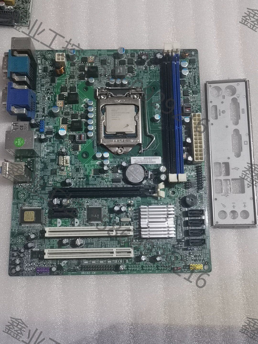 清华同方h61h2-cm 1155针 实物拍摄 测试稳定 无