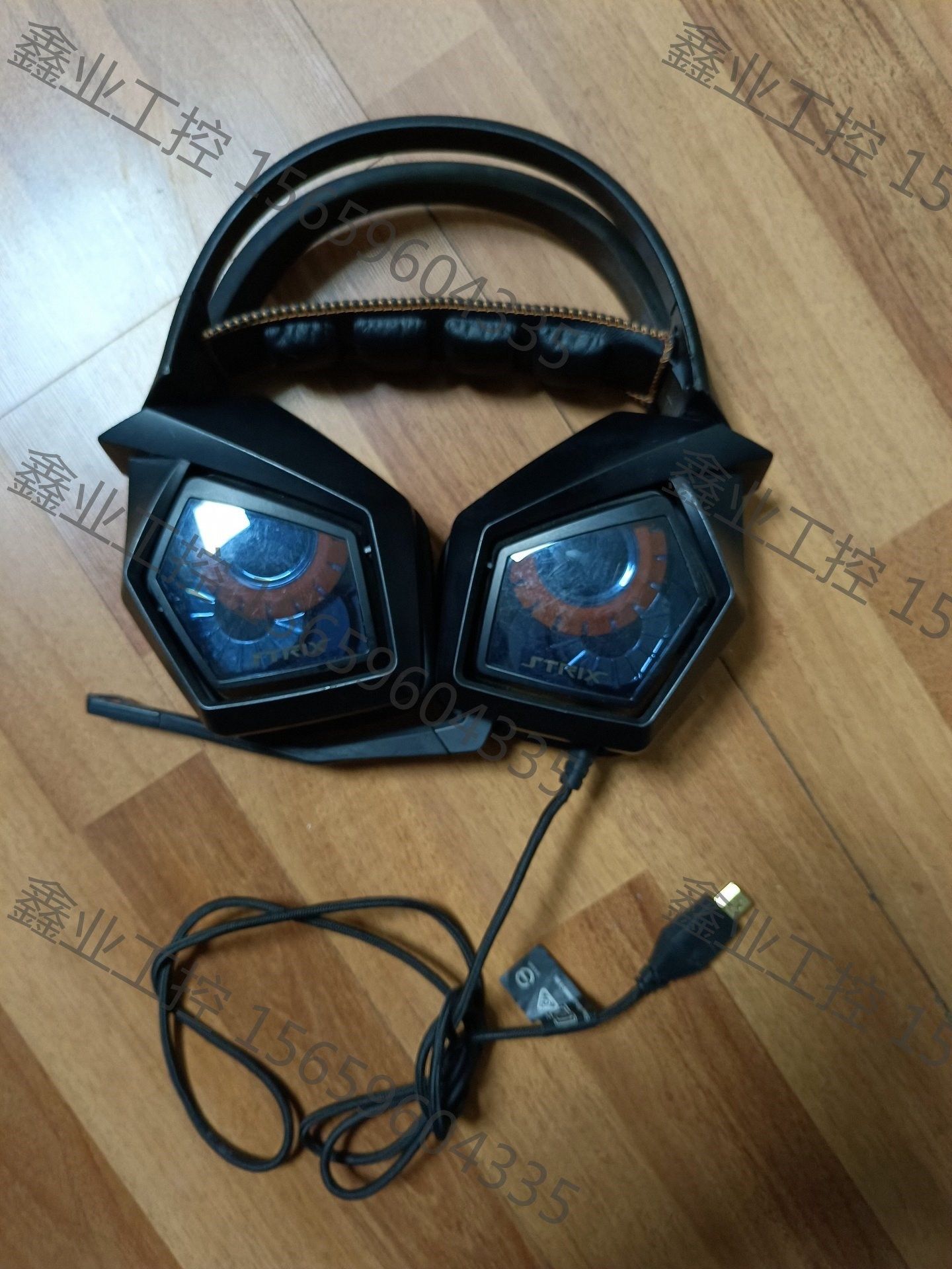 华硕(asus) 玩家国度rog 猛禽7.1多声道电竞耳机