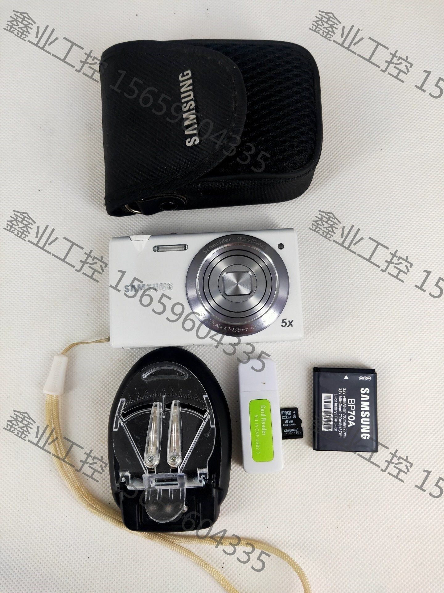 三星mv800数码相机  奶白色 翻转触摸屏 可自拍 奶白色