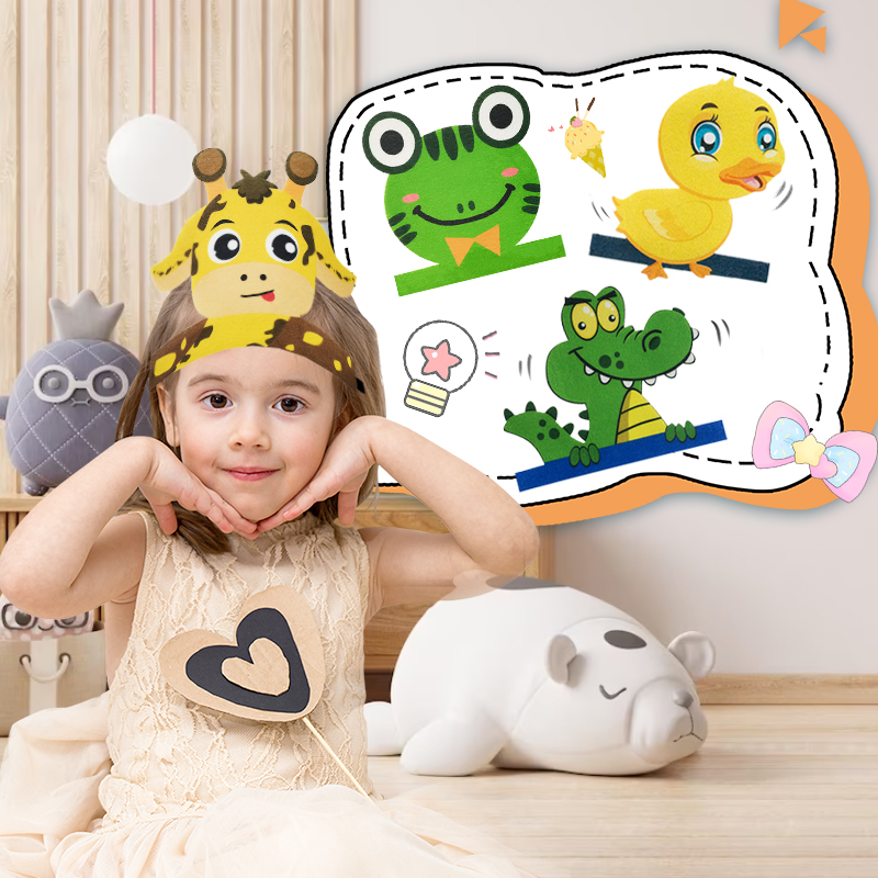 cos蝌蚪青蛙妈妈天鹅鳄鱼表演帽