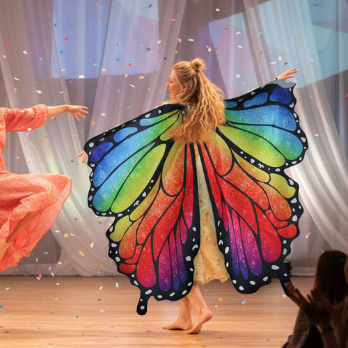蝴蝶翅膀成人演出服跳舞背饰道具