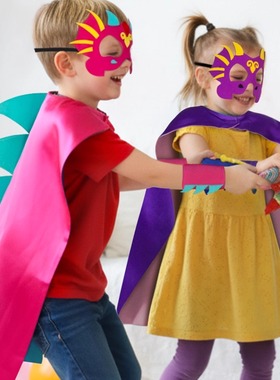 儿童恐龙披风面具男孩万圣节装扮服圣诞节礼物元旦游园会派对服装