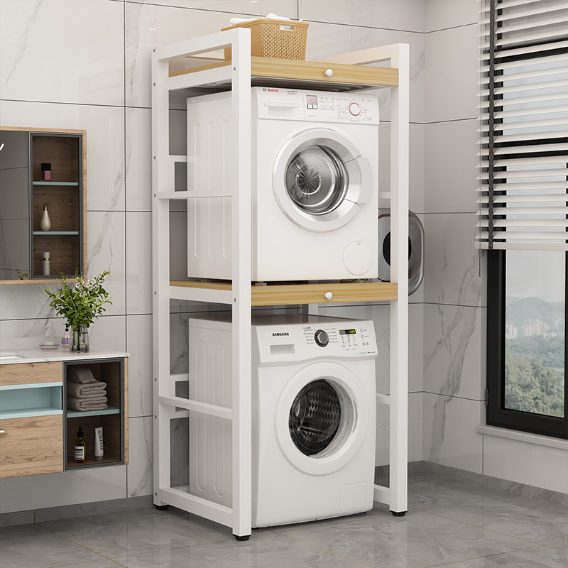 洗衣机架子置物架落地滚筒阳台烘干机厨房洗碗机上方收纳整理架子,收纳整理,阳台置物架,淘宝优惠券,粉丝福利购,淘宝优惠卷