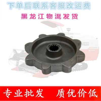 宾县巴彦木兰通河久保田688收割机8齿驱动轮5T057-16460