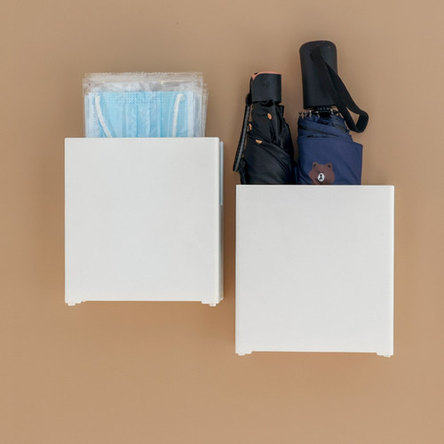 精纷优品磁吸壁挂口罩盒雨伞架