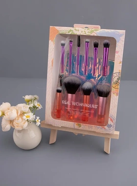 新款 RT梦幻迷你化妆刷套刷10支装便携旅行装眼影彩妆工具rt04285