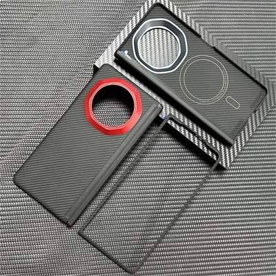 凯夫拉适用荣耀magic v3中轴保护壳MagicV3芳纶纤维材质硬壳磁吸