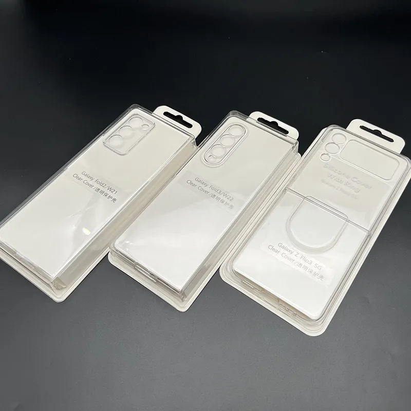 三星Z Fold6透明手机壳适用FindN3flip防刮硬壳防指纹华为MATE X5