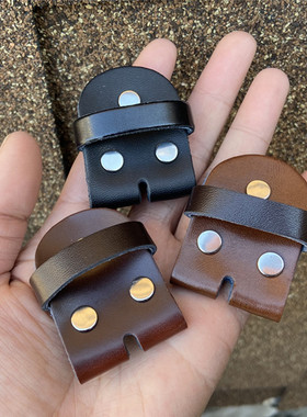 各种型号针扣皮带连接皮带头和皮带连接皮3.5 3.8打孔腰带头配件