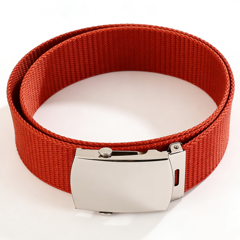 本命年红腰带帆布皮带男士年轻人老人结婚工装马年编制休闲裤带女