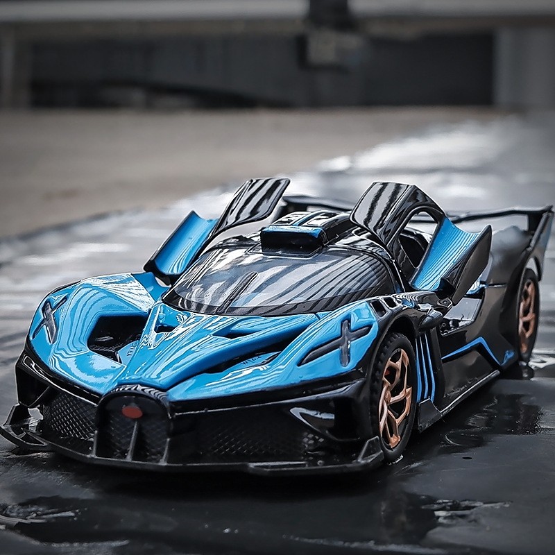 132布加迪火流星跑车模型