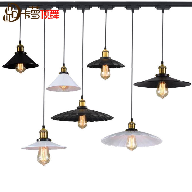 loft复古个性创意吧台餐厅饭轨道灯