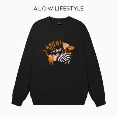 【正品】ALOW LIFESTYLE生活系列 女装2025爆款简约无帽卫衣外套