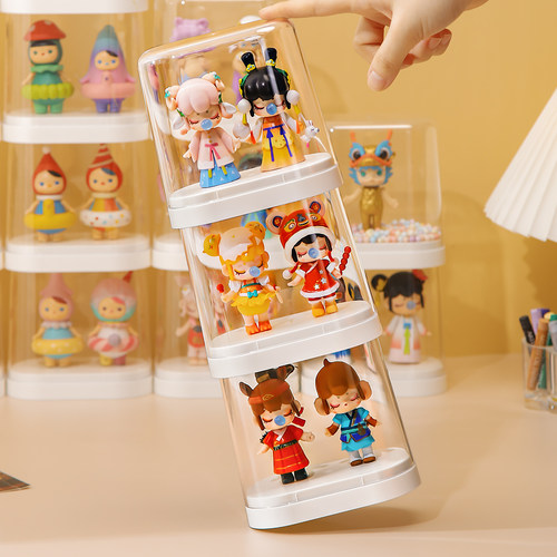 一个盒装2个娃叠加成一面墙更好