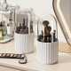 化妆刷收纳筒旋转防尘梳妆台置物架眼影眉笔桶口红桌面化妆品盒子