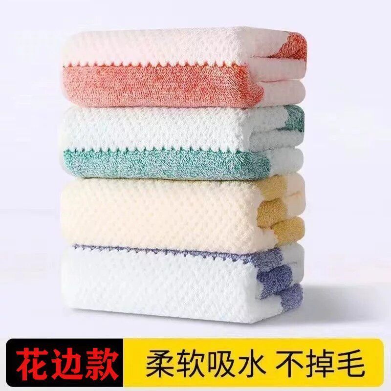 厨房抹布加厚毛巾家用吸水不掉沾油百洁布粘油洗碗布吸油去污清洁