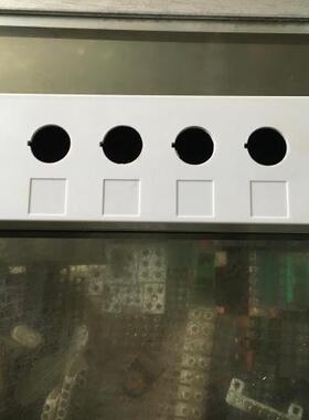 22MM孔径按钮开关盒BX6-22六位孔控制盒防水按钮盒尺寸72mmX280mm