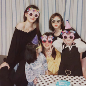 生日眼镜 包邮 儿童成人蛋糕派对Party舞会个性 墨镜拍照道具玩具