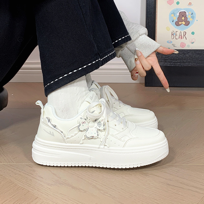 回力四叶草厚底小白鞋女鞋2026新款百搭休闲鞋子原创小众爆款板鞋,女鞋,休闲板鞋,淘宝优惠券,粉丝福利购,淘宝优惠卷