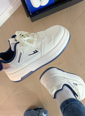 回力女鞋白色厚底小白鞋女新款爆款百搭鞋子女ins潮小众休闲板鞋