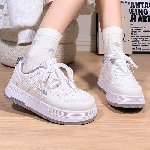 回力情侣鞋子厚底爆款小白鞋