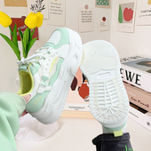 小众蝴蝶珍珠厚底面包鞋 子女百搭学生爆款 小白鞋 回力女鞋 休闲板鞋