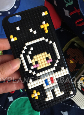 『回馈价』创意卡通太空人积木适用于 iphone7 8plus 6s 手机壳