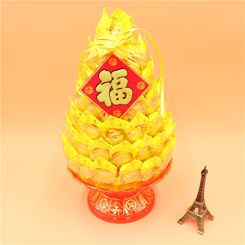 旭鑫糖果7层莲花灯塔供佛拜拜供奉用贡品居家寺庙佛具摆件供奉