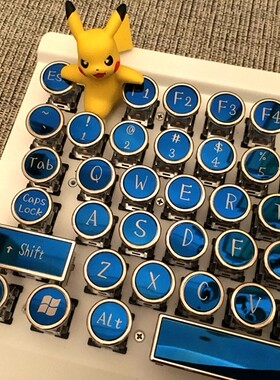 朋克机械键盘蒸汽朋克复古手工
