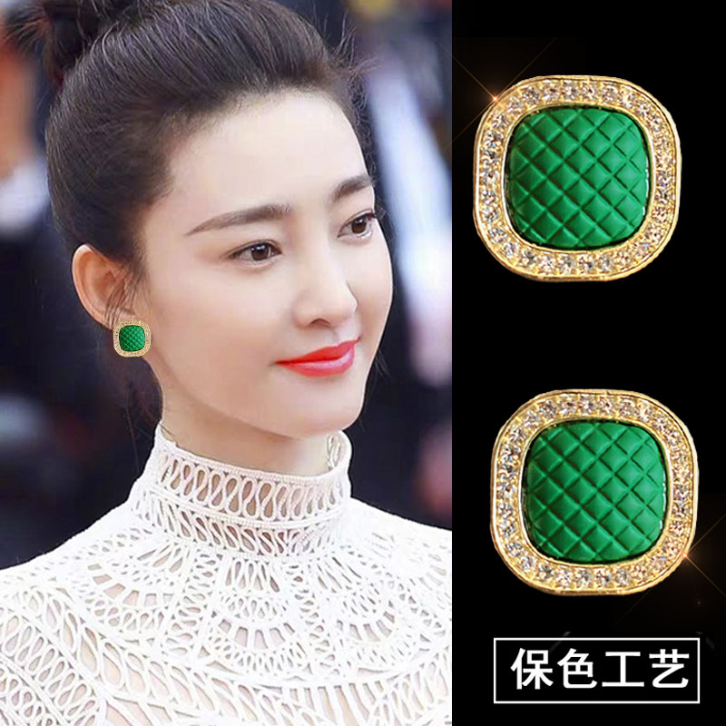 大圈圈耳环女气质防过敏个性耳饰