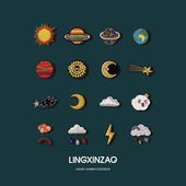 灵心造印度丝手工刺绣天空宇宙云朵高档胸针女设计感小众别针配饰