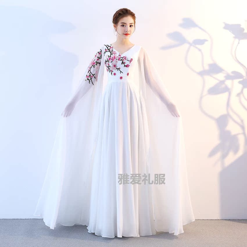 合唱服长裙2017新款民乐演奏古典舞蹈服装中国风古筝服女成人|msdalam kategori Butik wanita / wanita, perkahwinan/Cheongsam/pakaian, pakaian/malam - dari Buy2taobao.com untuk memberikan perkhidmatan ejen Taobao profesional membeli