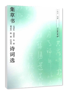 集草书毛泽东周恩来朱德董必武陈毅叶剑英诗词选近代名家毛笔草书书法字帖临摹范本书法爱好者收藏鉴赏书文物出版社