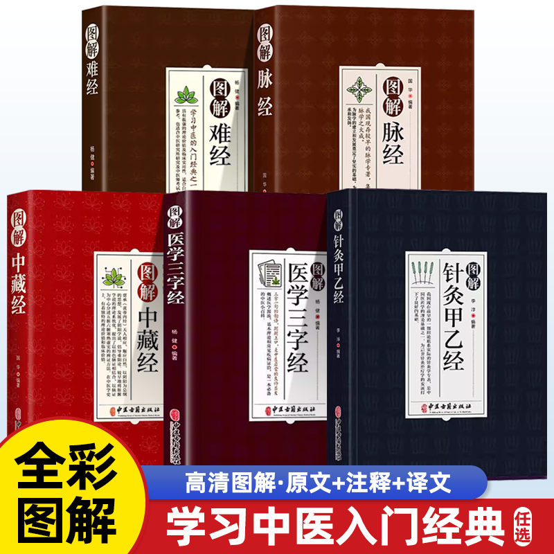 图解脉经五脏六腑阴阳逆顺平三关阴阳二十四气脉脉理脉法脉象鉴别黄帝内经中医脉学临床脉诊辨证入门新解基础参考书籍难经濒湖脉学