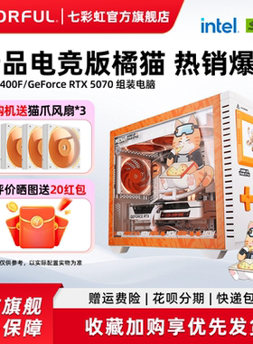 七彩虹橘猫主机i5 12400f 13400f 12600kf rtx4060 5060ti 5070显卡电脑主机组装电脑台式机游戏整机diy装机