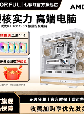 七彩虹主机9950X 9800X 3D 9600X 9700X 9500F 支持5060 5070显卡组装电脑台式机游戏全家桶整机硬件diy装机