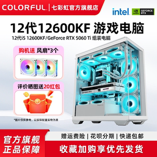 机组装 机整机 230F 5070 RTX5060ti 245K 电脑主机游戏diy组装 七彩虹主机i5 RTX5060显卡台式 12600kf