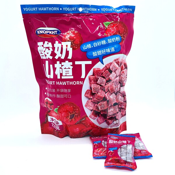 熊三岁酸奶山楂丁knopkht728克独立包装鲜果山楂果糕儿童零食山楂
