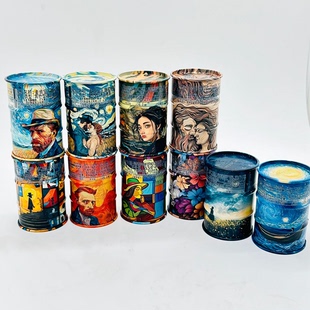 麦肯宝无糖棱角糖33g便携装 约会糖丝袜奶茶海盐牛奶油桶创意糖果