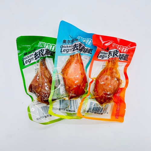 满动力去皮鸡腿奥尔良藤椒香辣味高蛋白代餐散称500g