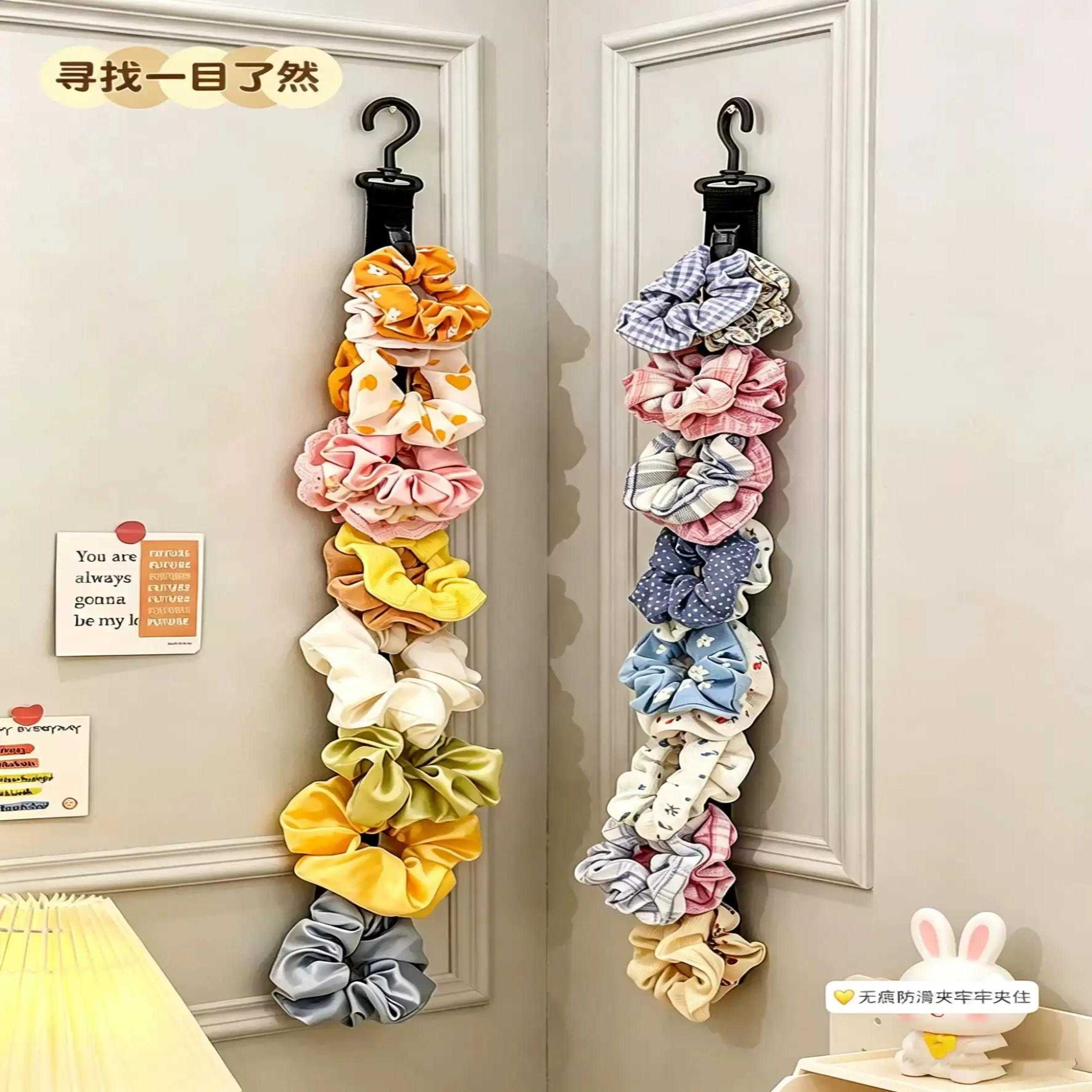 大肠发圈收纳神器挂墙发圈展示架壁挂浴室头花儿童发圈发饰挂钩
