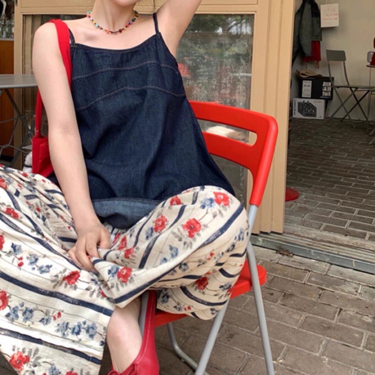 轻薄休闲裤女印花裤新花色春秋薄款年轻人棉绸裤长裤凉凉裤睡裤