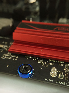 STKC星开天机箱美化全铝氧化彩色6#螺丝垫片