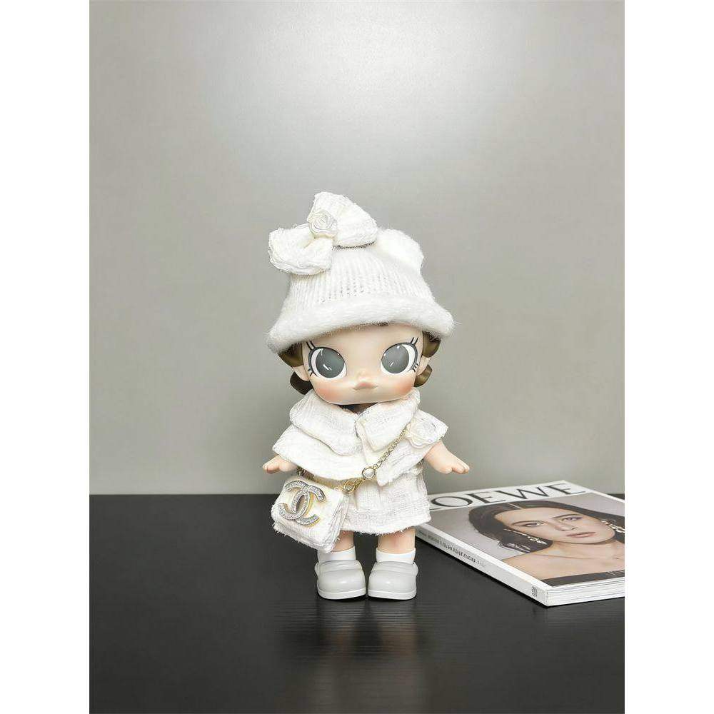 Molly积极入冬baby molly可爱娃衣着替玩偶衣服套装白色小香奈,模玩/动漫/周边/娃圈三坑/桌游,潮玩娃衣,淘宝优惠券,粉丝福利购,淘宝优惠卷