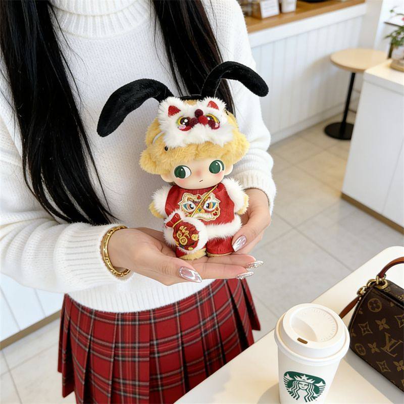 Dimoo娃衣心动特调潮玩公仔奇奇蒂蒂布鲁托可爱超萌衣服红色醒狮,模玩/动漫/周边/娃圈三坑/桌游,潮玩娃衣,淘宝优惠券,粉丝福利购,淘宝优惠卷