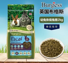 burgess英国布格斯侏儒兔粮薄荷1