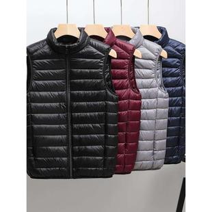 马甲基础立领坎肩轻薄羽绒棉背心男上衣 羽绒棉服男士 冬季 新款